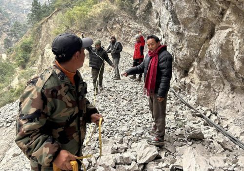 चीन जोड्ने बेनीघाट–लार्के सडक पाङसिङसम्म पुग्यो मोटरबाटो