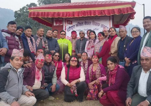 एकीकृत अखिल नेपाल शिक्षक संगठन गजुरी गाउँपालिकाको अध्यक्षमा हरिशरण तामाङ निर्वाचित