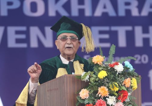 प्राप्त ज्ञानलाई इमानदार भएर देशको हितमा उपयोग गर्न विद्यार्थीसँग प्रधानमन्त्रीको आग्रह