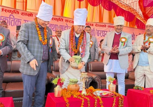 थारू कला, सीप र संस्कृतिको प्रवद्र्धन गरौं शेरबहादुर देउवा