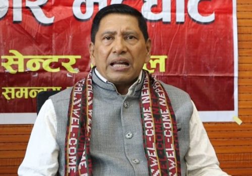 माओवादी नेतृत्वमा मात्र विकास सम्भव छ : वरिष्ठ उपाध्यक्ष श्रेष्ठ