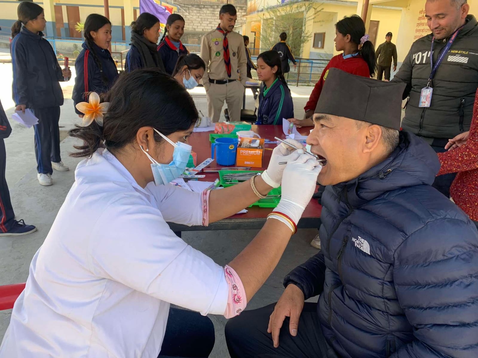 समाज डेन्टल अस्पतालको सहयोगमा निशुल्क दन्त शिविर सम्पन्न