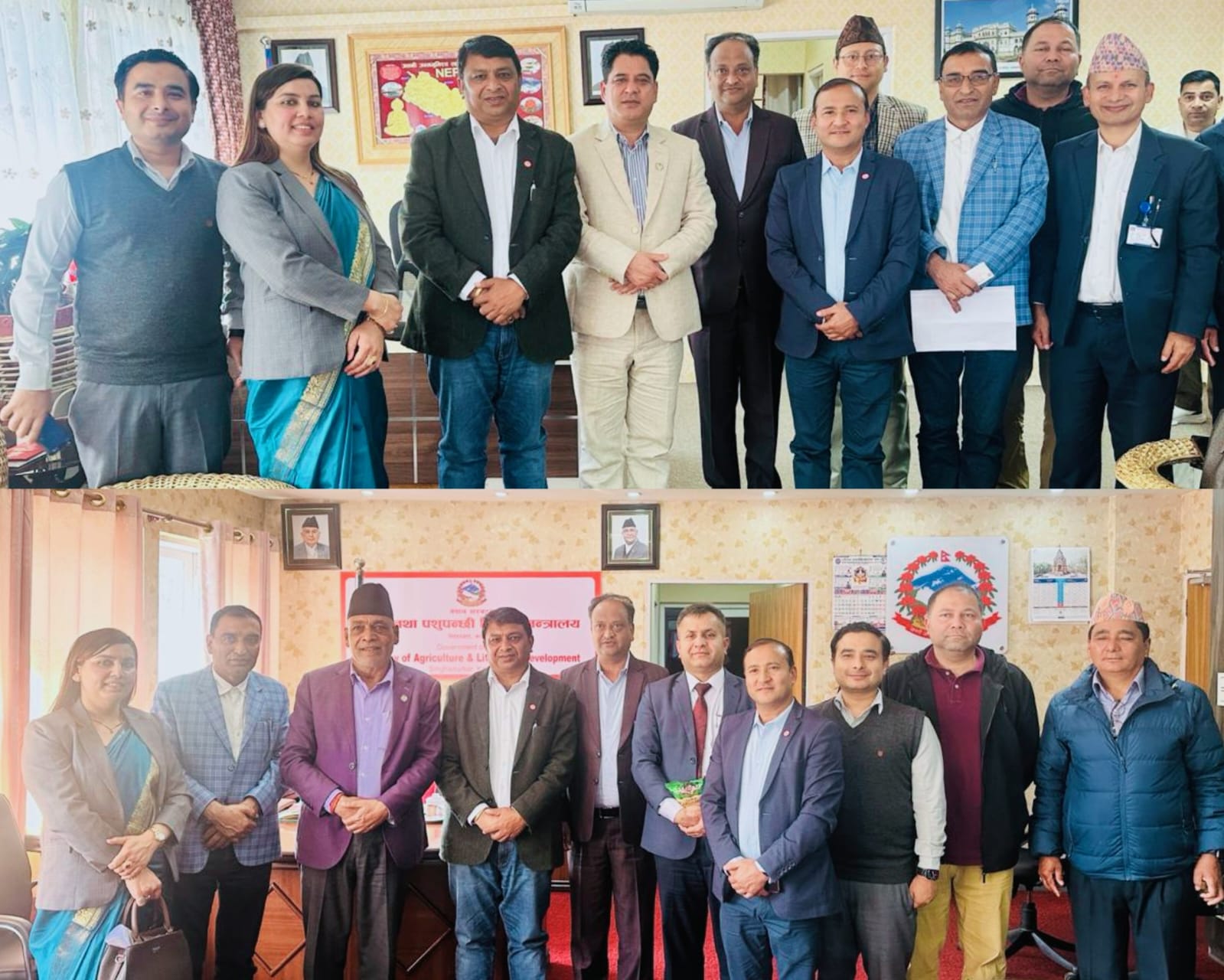 अलैँची महासंघद्वारा उद्योग तथा कृषिमन्त्रीसँग भेट, समस्या समाधानका लागि आग्रह