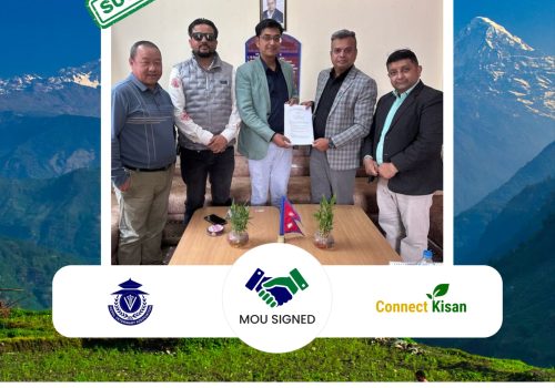 कनेक्ट किसान र नेपाल भेटरिनरी केमिस्ट एण्ड ड्रगिस्ट एसोसिएसनबिच सम्झौतामा हस्ताक्षर