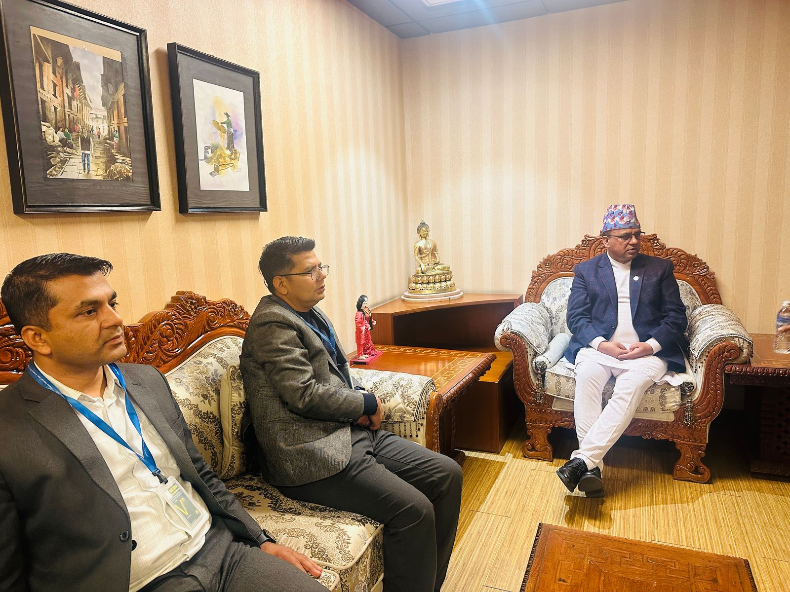 पर्यटन विस्तार, हवाई सम्पर्क बढाउने, प्राचीन ग्रन्थ फिर्ता जस्ता विषयमा छलफल