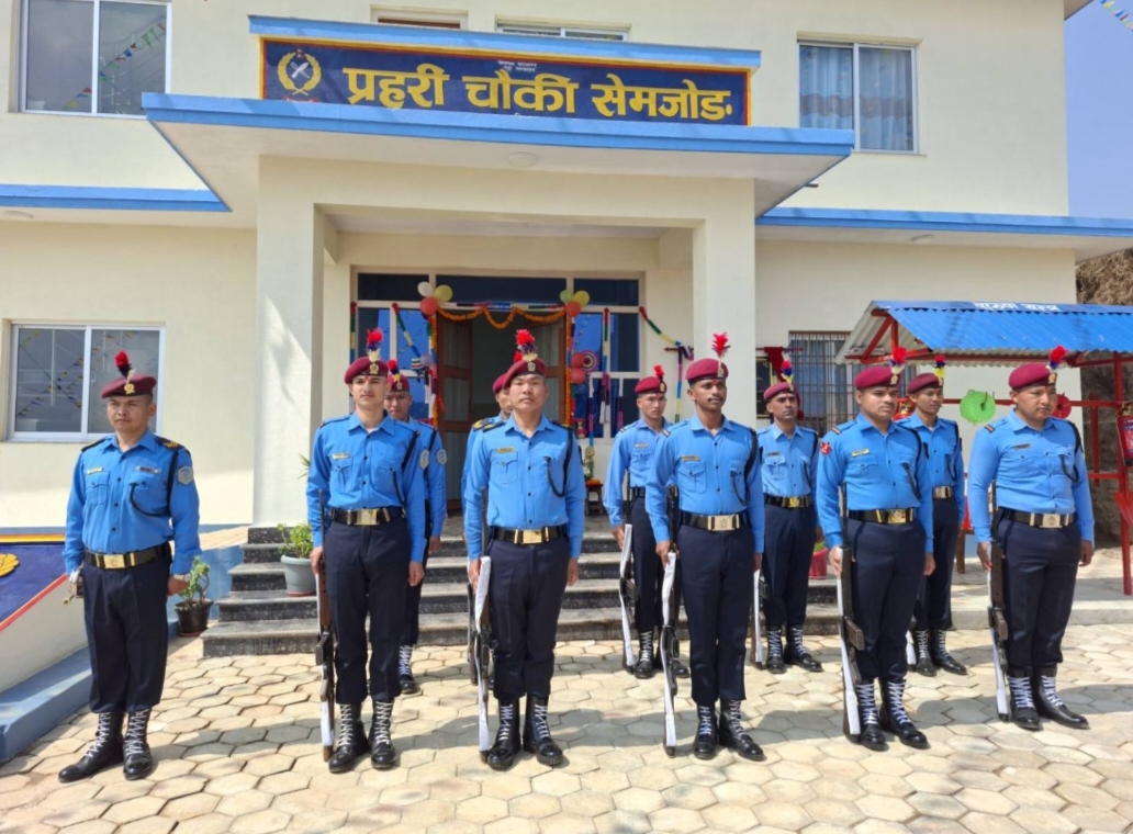 धादिङको नेत्रावती डबजोङ स्थित सेमजोङमा प्रहरी चौकी नवनिर्मित भवन उद्घाटन