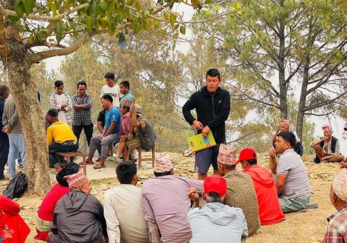 गल्छी:-८ स्थित साउनेपानी सामुदायिक वन उपभोक्ता समितिको नयाँ कार्यसमिति चयन