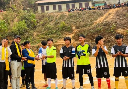 धादिङको चिसापानीमा प्रथम U-17 पुरुष फुटबल प्रतियोगिता सुरु