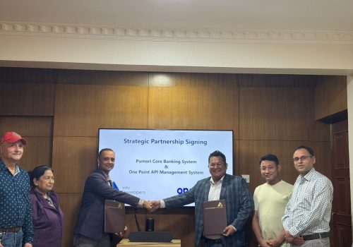 इन्फोडेभलपर्स र वन पोइन्ट फाईनानसियल सर्भिसेजबिच सहकार्य हुने