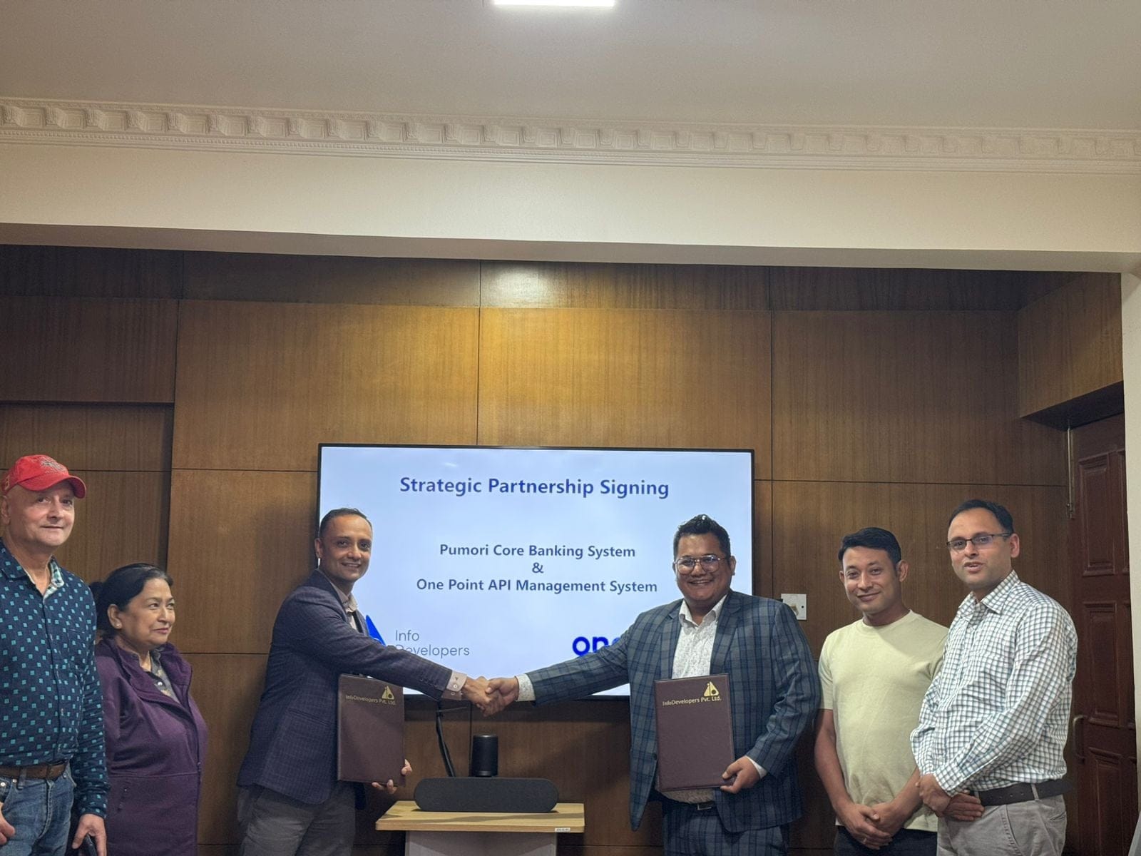 इन्फोडेभलपर्स र वन पोइन्ट फाईनानसियल सर्भिसेजबिच सहकार्य हुने