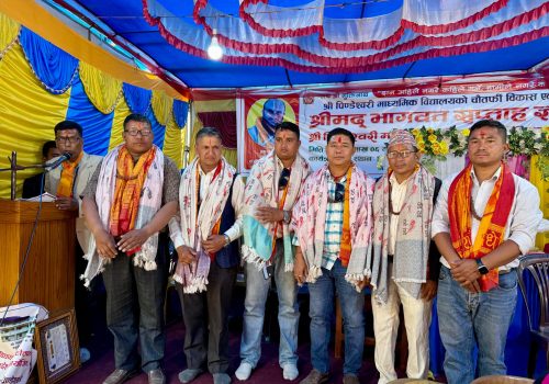 गजुरी-४ मा श्रीमद् भागवत सप्ताह महायज्ञ सम्पन्न,गा.पा.सरकारले २१ लाख सहयोग गर्ने