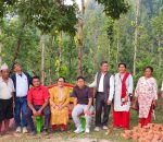धादिङको गजुरी-७ मा शहीद शान्ति पार्क निर्माण स्थलको अनुगमन