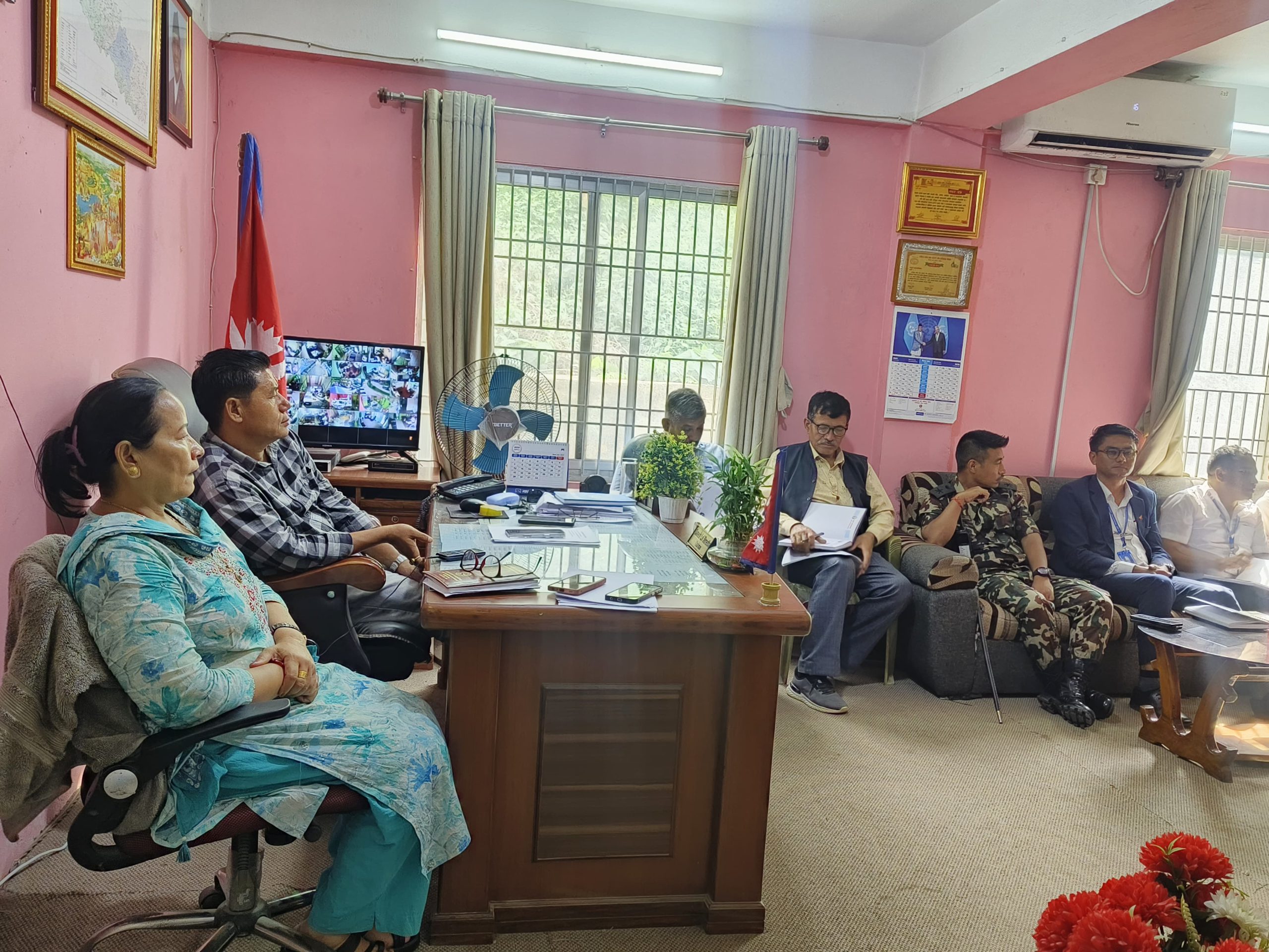 गजुरीमा वर्षायामका सम्भावित विपद्‌ व्यवस्थापन सम्बन्धी पूर्वतयारी बैठक सम्पन्न