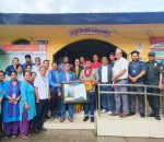 डा.पाण्डेलाई गजुरी प्राथमिक स्वास्थ्य केन्द्रबाट बिदाई, गाउँपालिका अध्यक्षद्वारा सम्मान