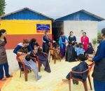 गजुरी-१ मा ब्युटिसियन टिमद्वारा बालबालिकालाई निःशुल्क सेवा