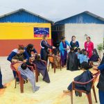 गजुरी-१ मा ब्युटिसियन टिमद्वारा बालबालिकालाई निःशुल्क सेवा