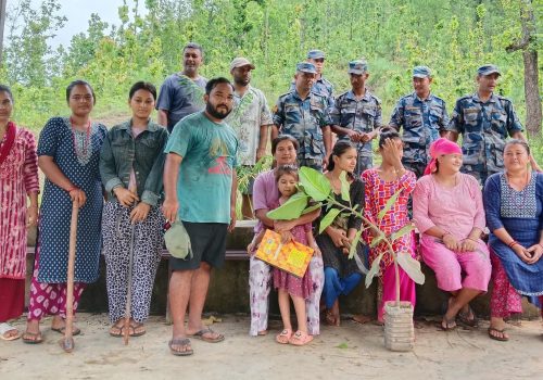 विवेकशील दलित समाजको आयोजनामा गजुरी–६ गौरिभन्ज्याङमा वृक्षारोपण कार्यक्रम सम्पन्न