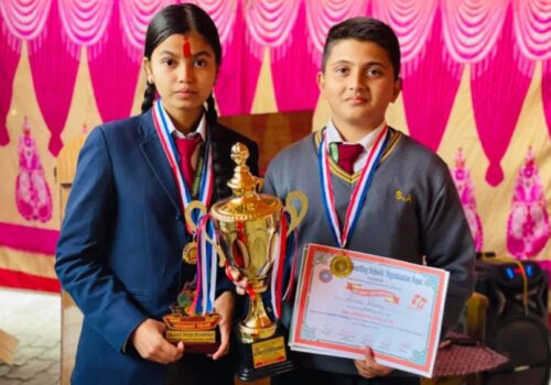 सक्सेस एकेडेमीका स्वस्तिका र आर्नब जिल्ला च्याम्पियन बन्न सफल