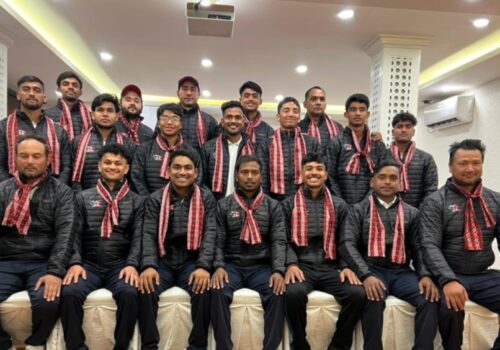 एसीसी यू-१९ एसिया कप खेल्न जाने नेपाली टोलीको बिदाइ