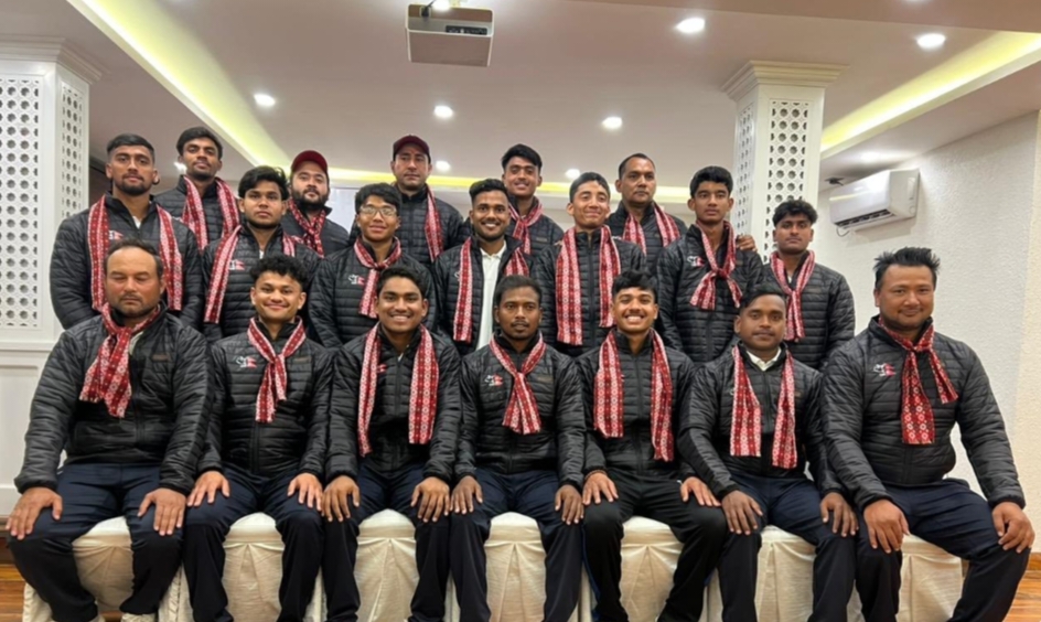 एसीसी यू-१९ एसिया कप खेल्न जाने नेपाली टोलीको बिदाइ